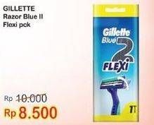 Promo Harga GILLETTE Blue II Flexi 1 pcs - Indomaret