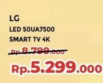 Promo Harga LG LED 50UA7500 SMart TV  - Yogya