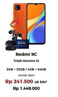 Promo Harga XIAOMI Redmi 9C  - Erafone