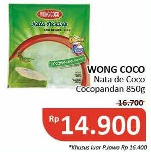 Promo Harga WONG COCO Nata De Coco Cocopandan 850 gr - Alfamidi