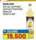 Promo Harga Marjan Syrup Boudoin Leci, Lemon, Vanila, Moka 460 ml - Indomaret