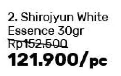 Promo Harga HADA LABO Shirojyun Ultra White Essence 30 gr - Guardian