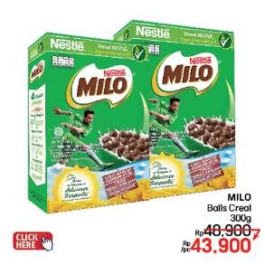 Promo Harga Milo Cereal Balls 330 gr - LotteMart