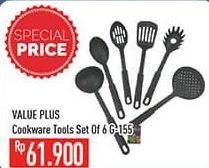 Promo Harga VALUE PLUS Cookware Tools Set G-155 6 pcs - Hypermart