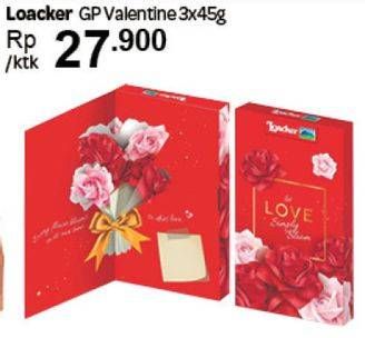 Promo Harga LOACKER GP Valentine per 3 pouch 45 gr - Carrefour