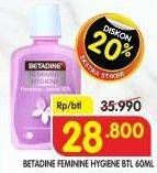 Promo Harga BETADINE Feminine Hygine 60 ml - Superindo