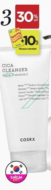 Promo Harga COSRX Pure Fit Cica Cleanser 150 ml - Watsons