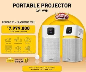 Promo Harga Benq GV1 Portable Projector  - Electronic City