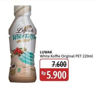 Promo Harga Luwak White Koffie Ready To Drink Original 220 ml - Alfamidi