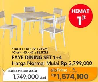 Promo Harga Dining Set  - Carrefour