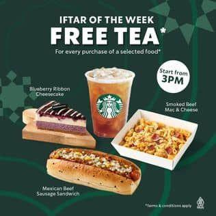 Promo Harga Iftar of the Week  - Starbucks