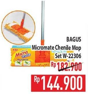 Promo Harga Bagus Micromate Chenile Mop Set  - Hypermart