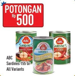 Promo Harga ABC Sardines All Variants 155 gr - Hypermart