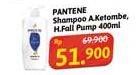 Promo Harga Pantene Shampoo Hair Fall Control, Anti Dandruff 400 ml - Alfamidi