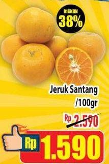 Promo Harga Jeruk Shantang per 100 gr - Hypermart
