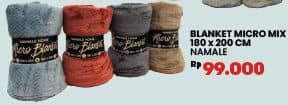Promo Harga Namale Selimut Micro 180x200cm  - COURTS