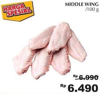 Promo Harga Ayam Sayap Tengah per 100 gr - Giant