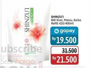 Promo Harga Shinzui Body Cleanser Kirei, Matsu, Keiko 420 ml - Alfamidi