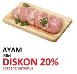 Promo Harga Ayam Fillet per 100 gr - Yogya