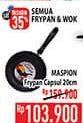 Promo Harga MASPION Frypan 20cm  - Hypermart