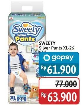 Promo Harga Sweety Silver Pants XL26 26 pcs - Alfamidi