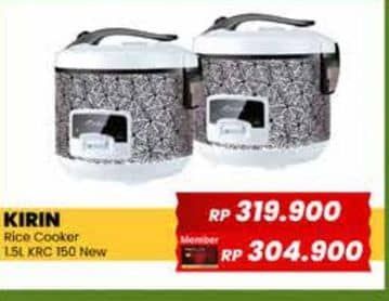 Promo Harga Kirin KRC-150M  - Yogya