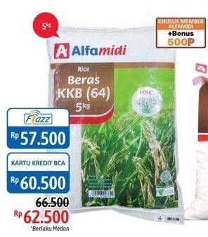 Promo Harga Alfamidi Beras KKB 5 kg - Alfamidi