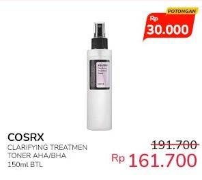 Promo Harga Cosrx AHA/ BHA Clarifying Treatment Toner 150 ml - Indomaret