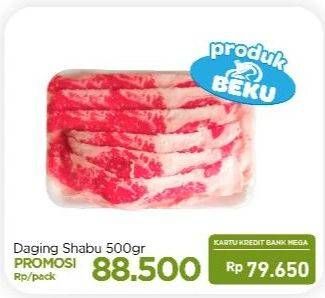 Promo Harga Daging Shabu Shabu per 500 gr - Carrefour