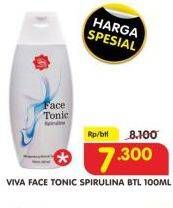 Promo Harga VIVA Face Tonic Spirulina 100 ml - Superindo