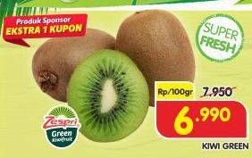 Promo Harga Buah Kiwi Green per 100 gr - Superindo