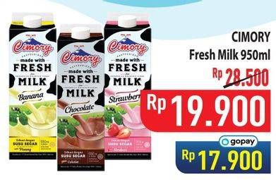 Promo Harga Cimory Fresh Milk 950 ml - Hypermart
