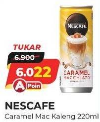Promo Harga NESCAFE Ready to Drink Caramel Macchiato 220 ml - Alfamart
