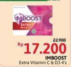 Promo Harga Imboost Multivitamin Tablet Extra Vit C D3 4 pcs - Alfamidi