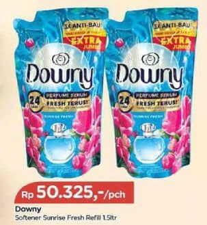 Promo Harga Downy Pewangi Pakaian Sunrise Fresh 1550 ml - TIP TOP