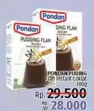 Promo Harga PONDAN Pudding Flan Coklat 180 gr - LotteMart