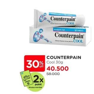 Promo Harga Counterpain Cool Gel 30 gr - Watsons