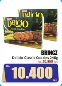 Promo Harga Choco Mania Choco Mania Delicio Classic Cookies 240 gr - Hari Hari