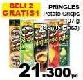 Promo Harga PRINGLES Potato Crisps All Variants 107 gr - Giant