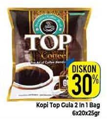 Promo Harga Top Coffee Kopi Gula per 20 sachet 25 gr - Hypermart