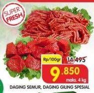 Promo Harga Daging Semur / Daging Giling Spesial  - Superindo