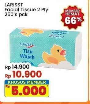 Promo Harga Larisst Facial Tissue 250 sheet - Indomaret