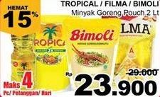 Promo Harga Tropical/Filma/Bimoli Minyak Goreng  - Giant