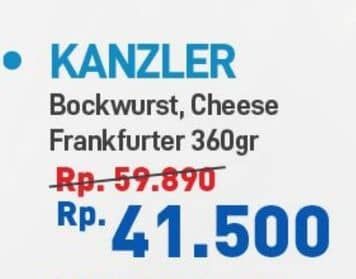 Promo Harga Kanzler Bockwurst/Frankfurter  - Hypermart