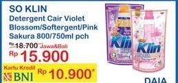 Promo Harga Liquid Detergent 800/750ml  - Indomaret