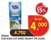 Promo Harga FRISIAN FLAG Susu UHT Purefarm Sweet Delight 225 ml - Superindo