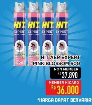 Promo Harga HIT Aerosol Expert Pink Blosom 675 ml - Hypermart