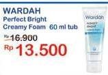 Promo Harga WARDAH Perfect Bright Creamy Foam Brightening Smoothing 60 ml - Indomaret