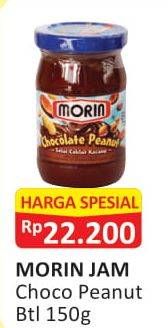 Promo Harga MORIN Jam Choco Peanut 150 gr - Alfamart
