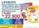 Promo Harga Lifebuoy Body Wash Cool Fresh, Lemon Fresh, Mild Care, Total 10 400 ml - Indomaret